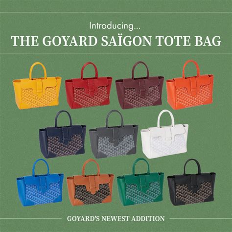 goyard bags singapore|Goyard saigon tote price.